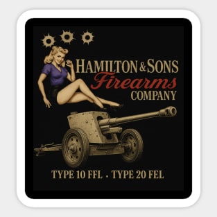 Hamilton & Sons Firearms Co. – Retro Arsenal Series Sticker